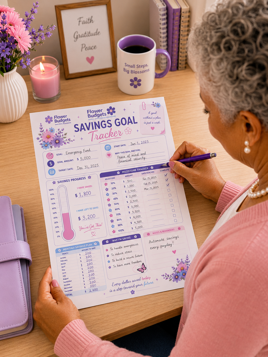 Flower Budgets Bill Payment Tracker