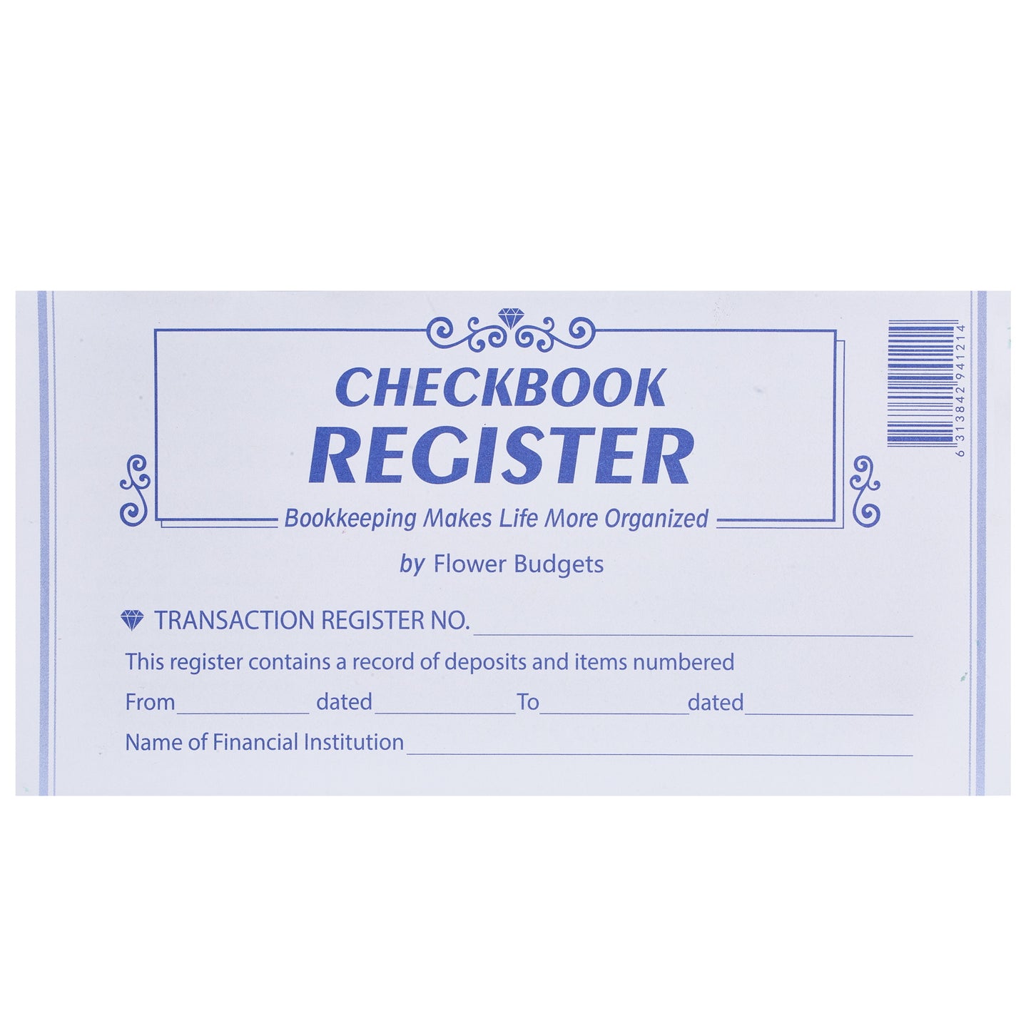 10 Pack Checkbook Register