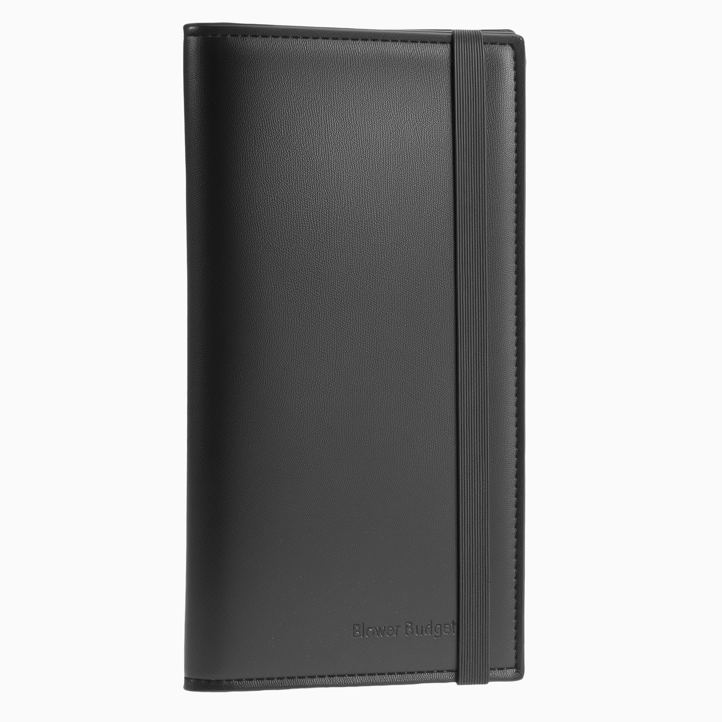 Premium Leather Checkbook Cover in Black