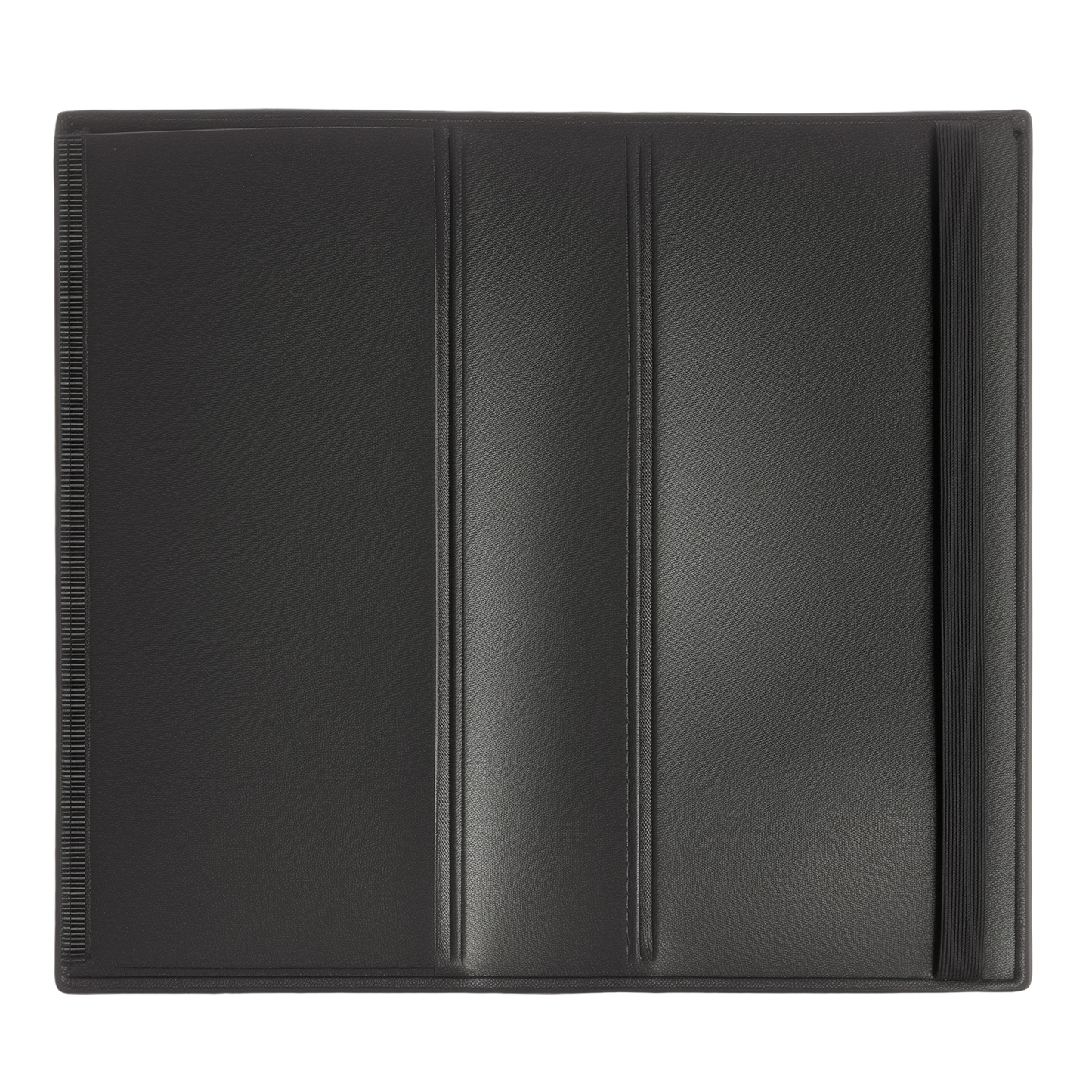Premium Leather Checkbook Cover in Black