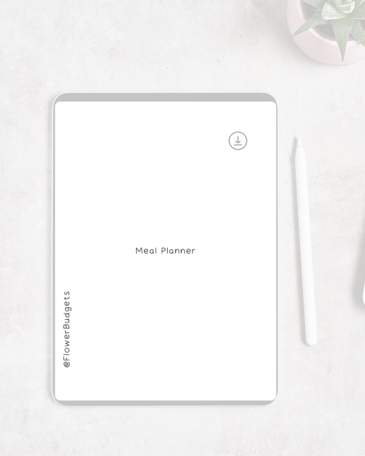 Meal Planner (Digital Download)