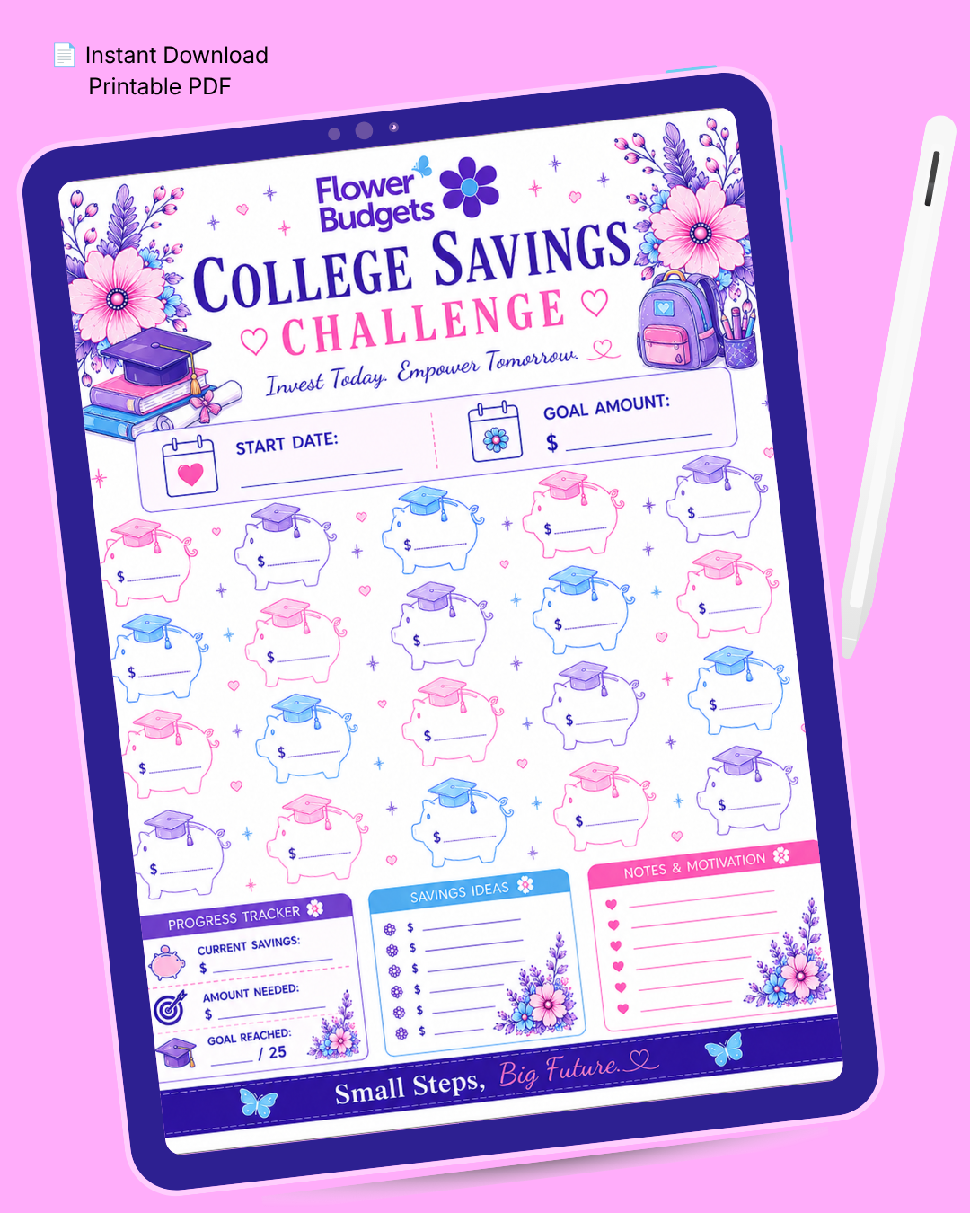 Flower Budgets College Savings Challenge