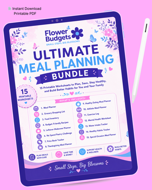 Flower Budgets Ultimate Meal Planning Bundle