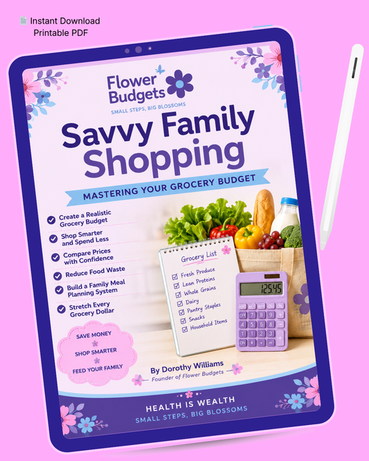 Savvy Family Shopping: Mastering Your Grocery Budget eBook